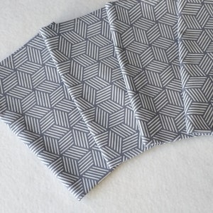 Handmade Cotton Handkerchief Cloth Napkins Reusable Cloth Napkins Set of 4 Eco Friendly Napkins 14x14 inches