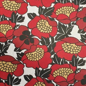 Tischdecke Schwedische Baumwolltischdecke Mit Roten Blumen Weihnachten Skandinavisches Design