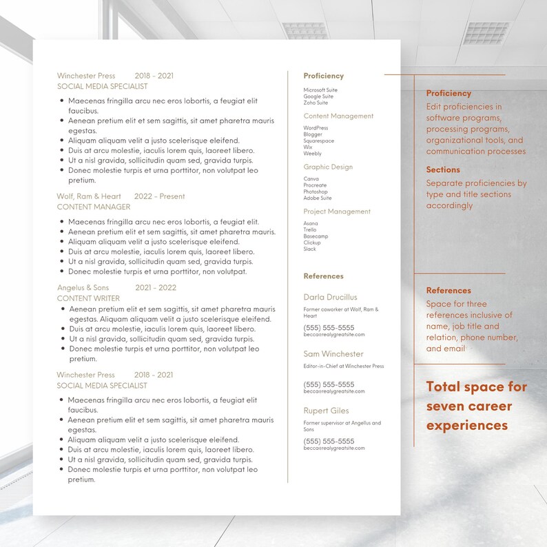 O2c Resume Simple Format 2 Page Minimalist Resume Template With Profile Photo | Resume for Job ...