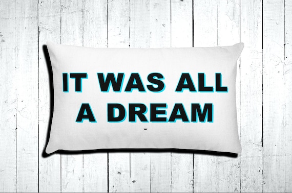 It Was All A DREAM Throw Pillow You Did It Was All A DREAM Throw Pillow You Did