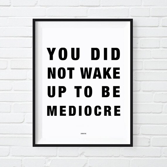 Motivation 305 Black /& White Gym Inspirational Print Quote Determination Poster