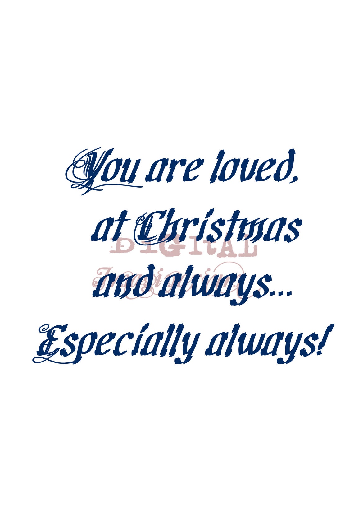Printable Christmas Sayings, Sentiment Stamps, Instant Digital Download ...