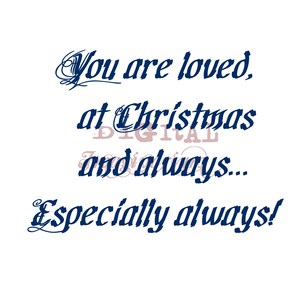 Printable Christmas Sayings, Sentiment Stamps, Instant Digital Download ...