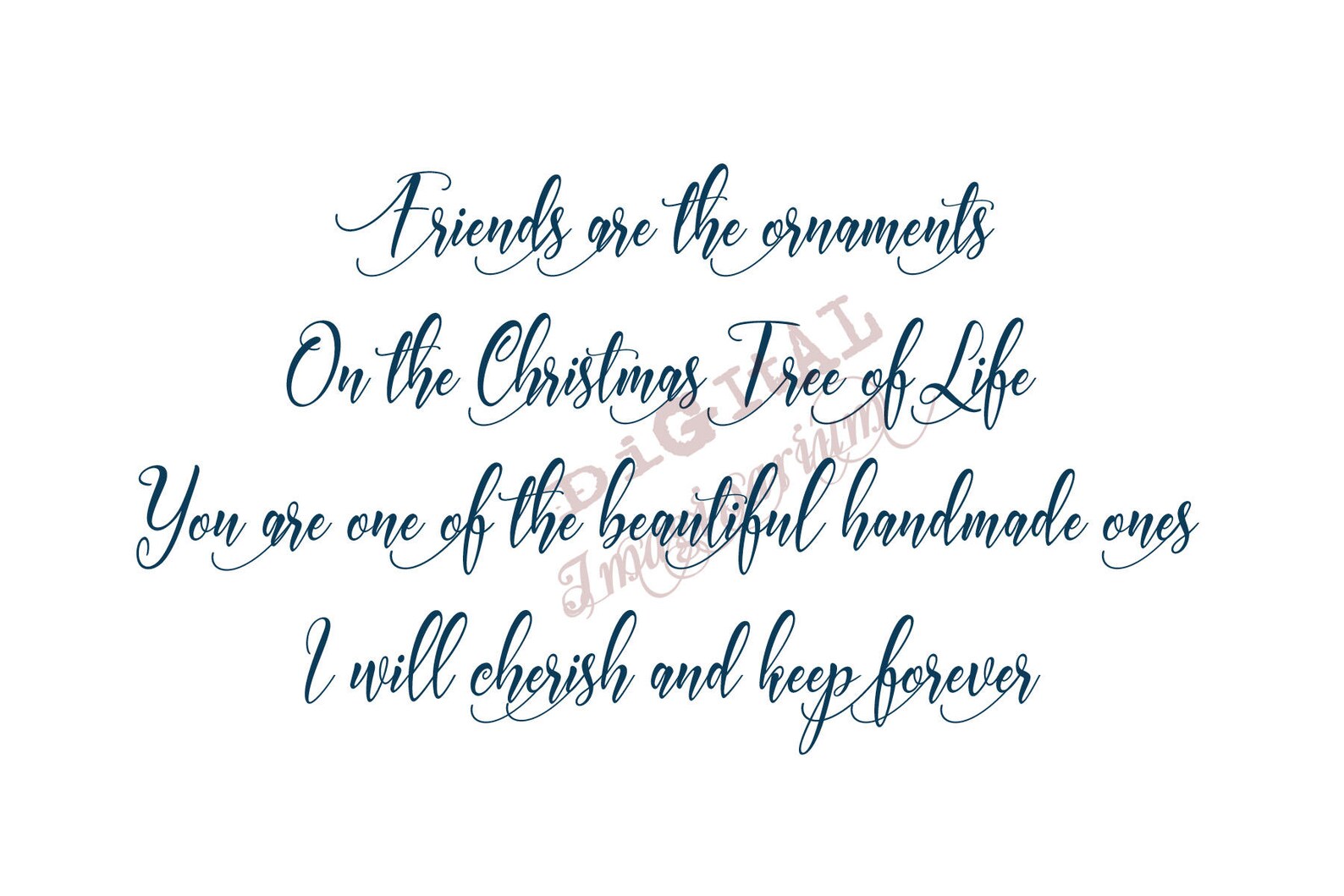 Christmas Sentiments, Christmas Digital Stamps, Printable Card ...