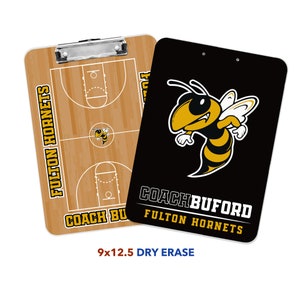 Basketball Coach Dry Erase Personalized Clipboard