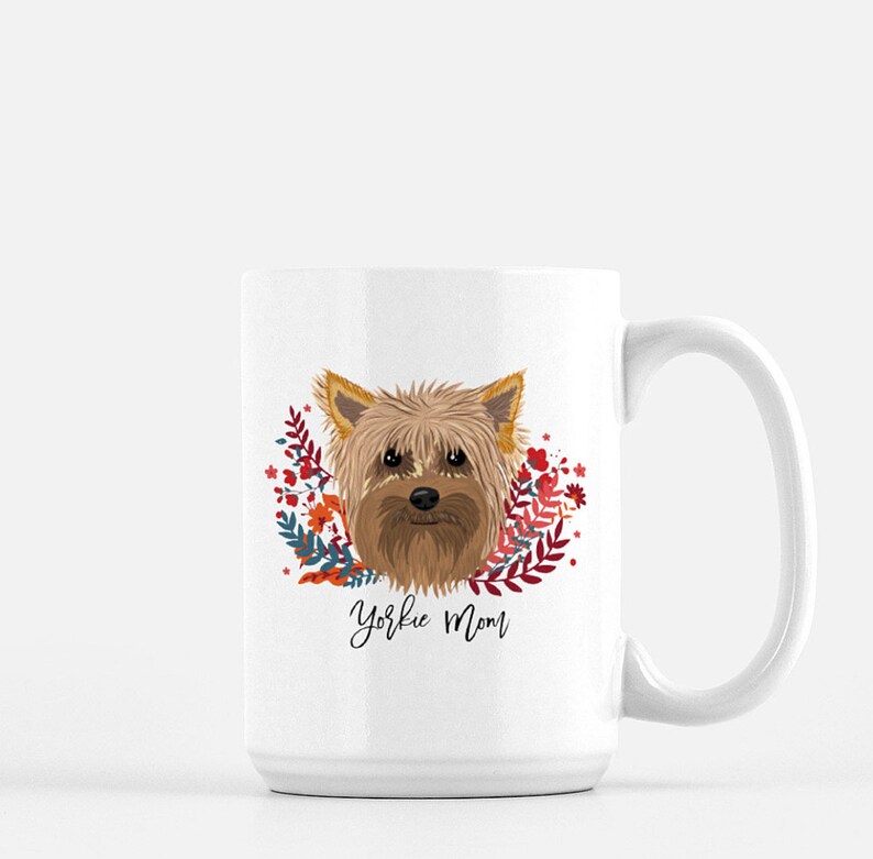 yorkie mom mug
