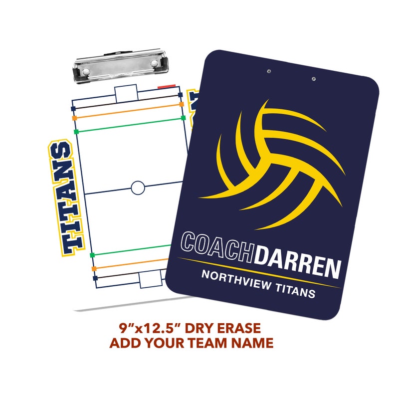 Water Polo Coach Personalized Dry Erase Clipboard Etsy