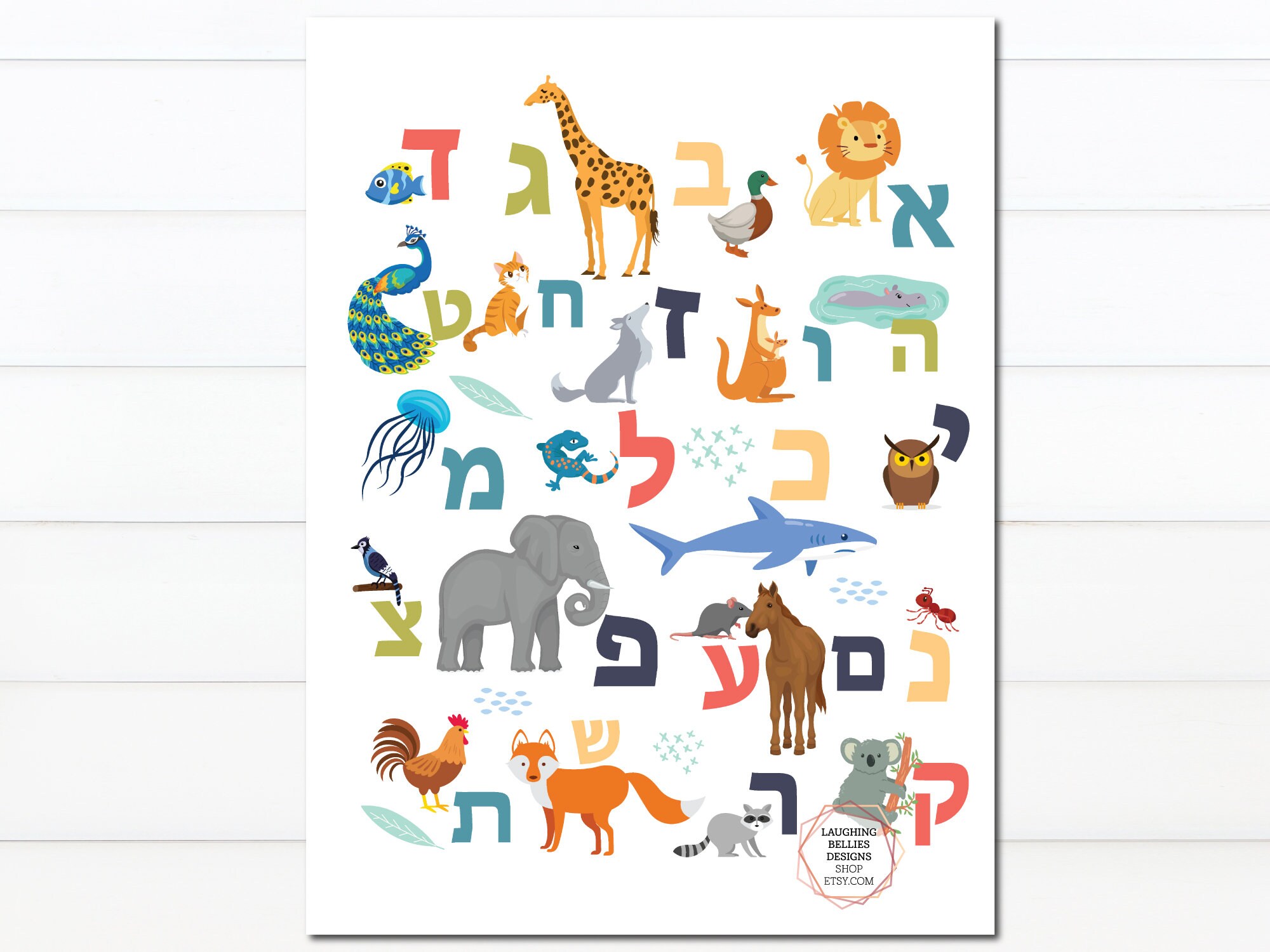 22 hebrew letters and meanings chart