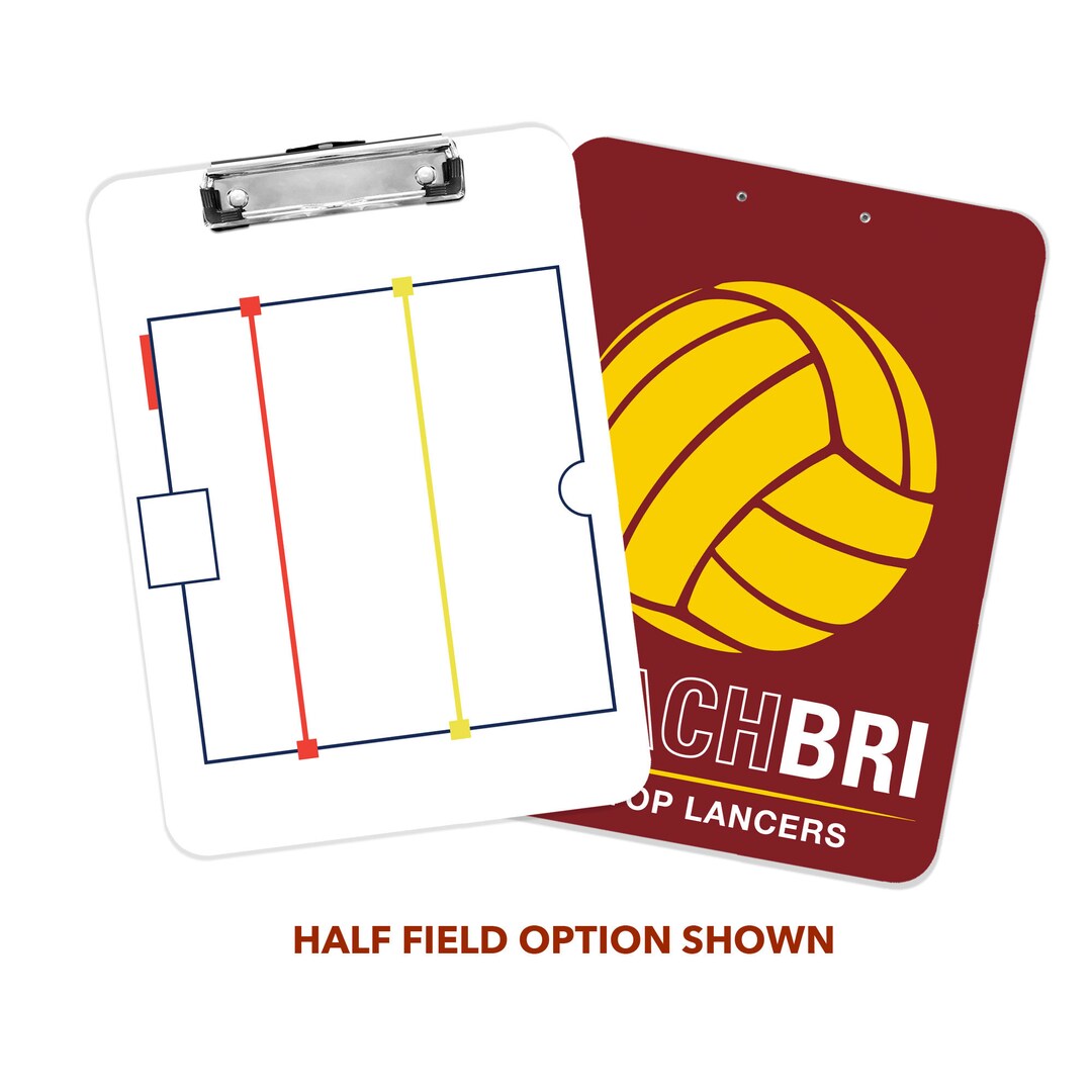 Water Polo Coach Personalized Dry Erase Clipboard Etsy