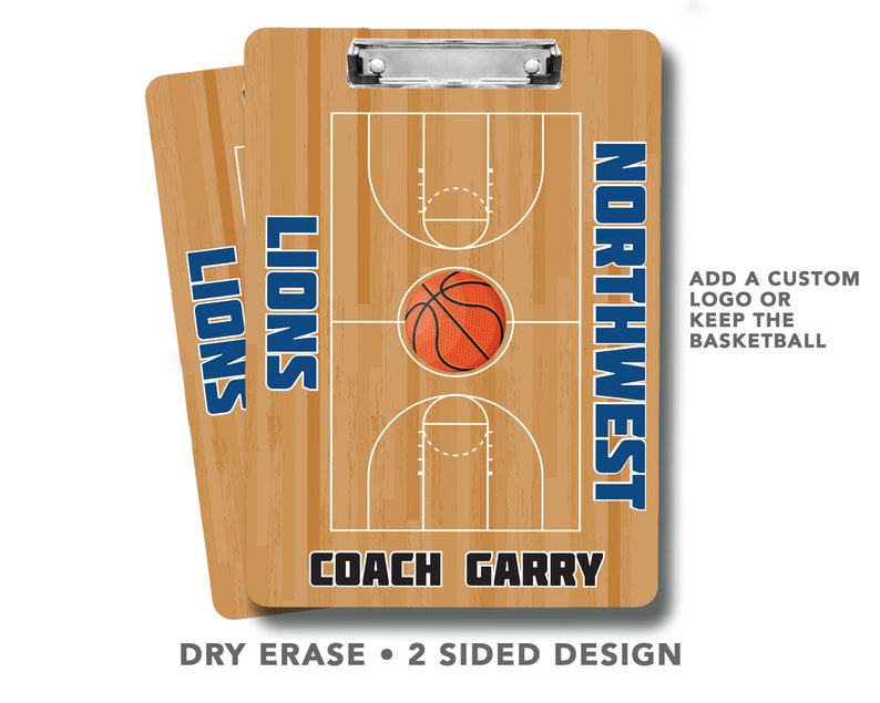 Basketball Coach Personalized Dry Erase Clipboard Etsy