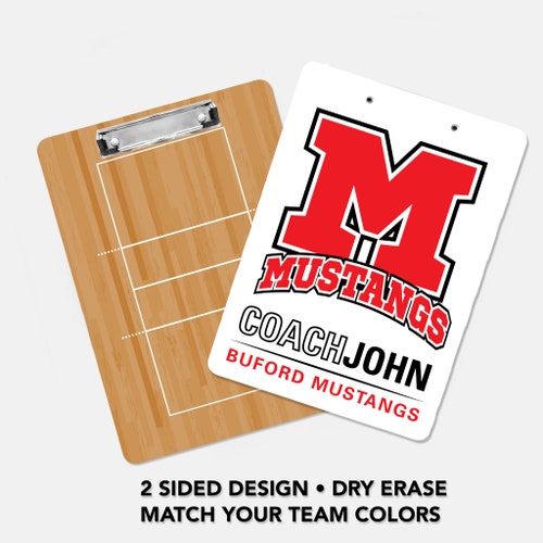 Volleyball Coach Gift Personalized Volleyball Clipboard With Etsy
