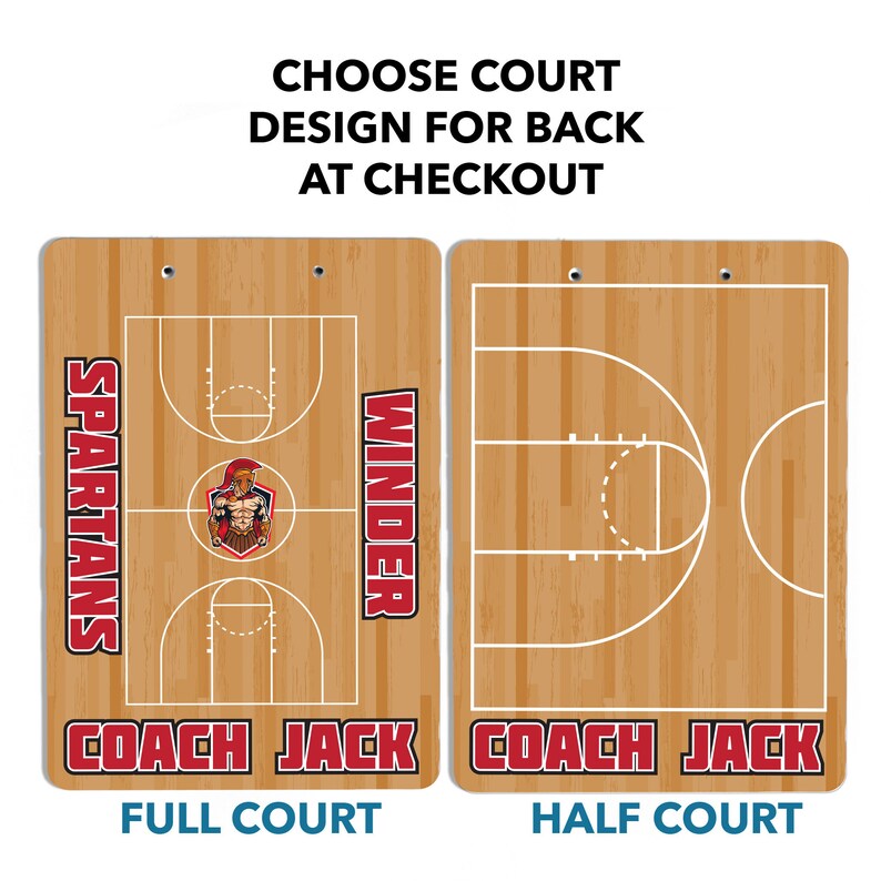 Basketball Coach Personalized Dry Erase Clipboard Etsy