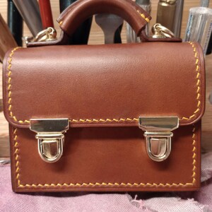 Leather Mini Bag Pattern - Etsy