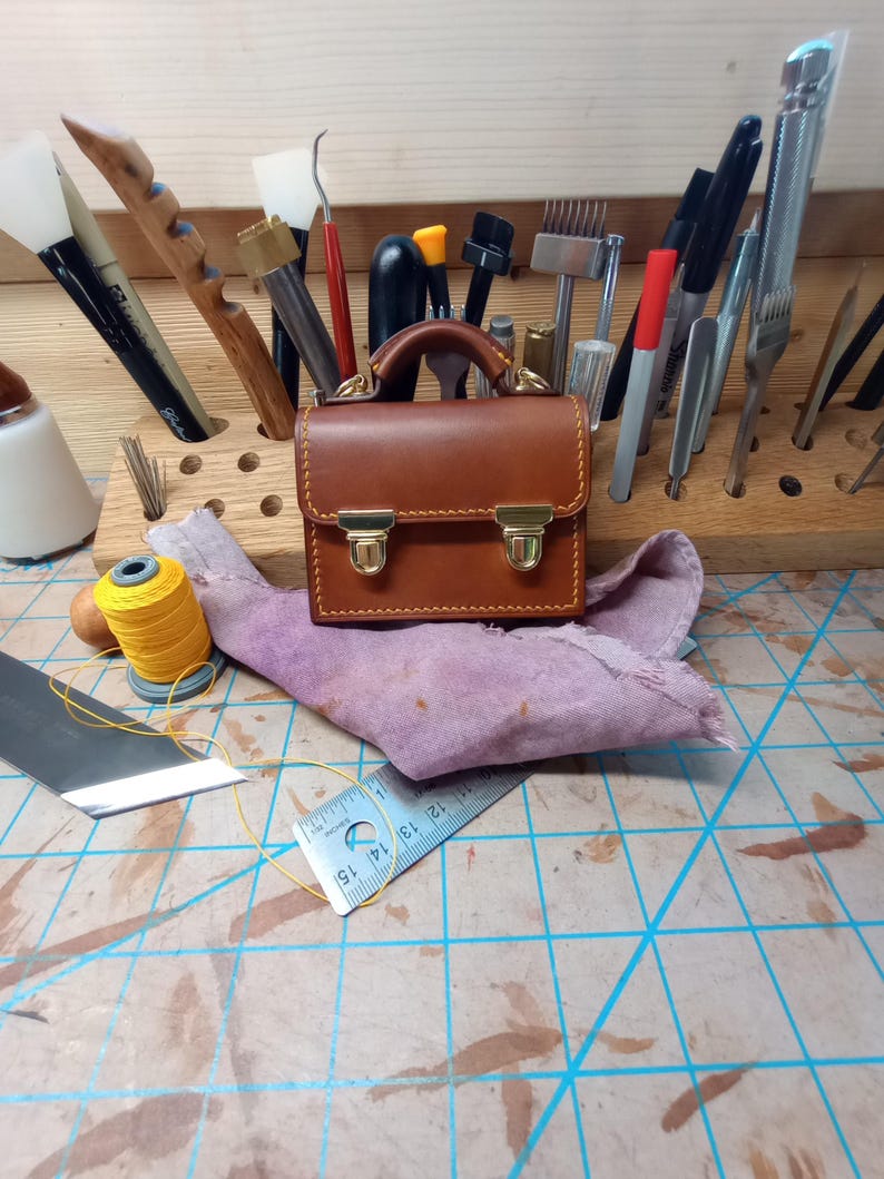 Leather Mini Bag Pattern - Etsy