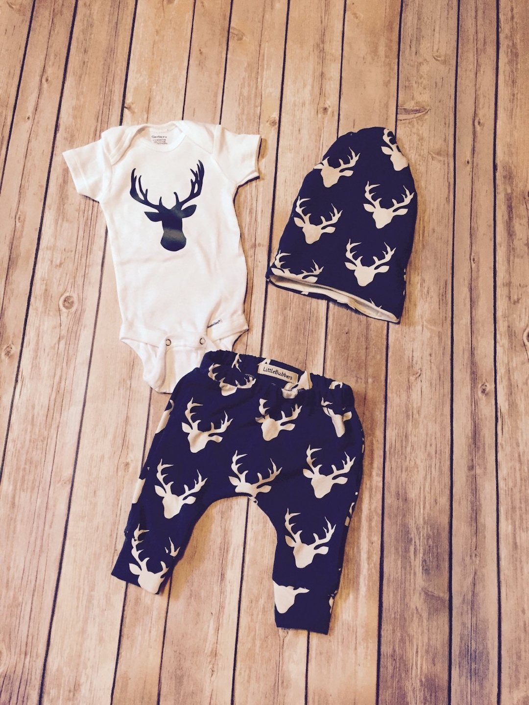 Deer Baby Outfit, Buck Outfit, Deer Bodysuit, Coming Home Outfit, Baby