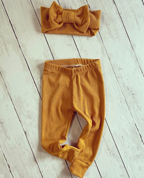Golden leggings for baby girl clearance