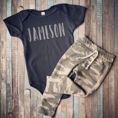 Newborn Boy Coming Home Outfit Camo Newborn Boy Coming Home Etsy
