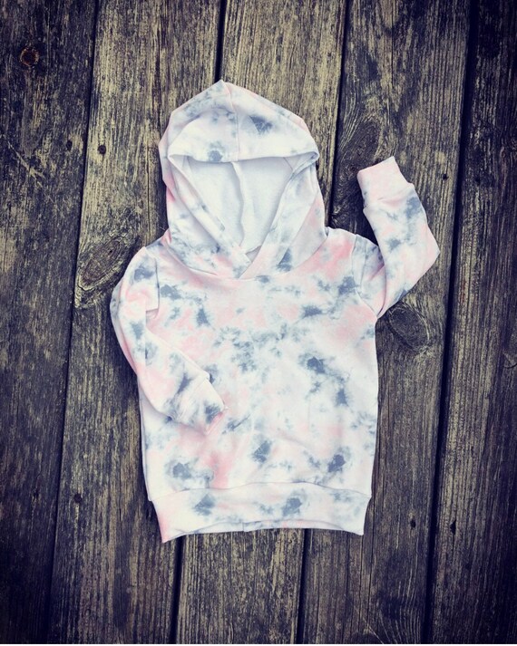 Tie dye baby hoodie sale