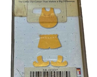 Lot de vêtements d'été pour poupée Sizzix Ellison, coupe épaisse, vintage