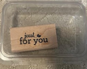 Stampin Up Wood Stamp_ Stamping _ Rien que pour vous !