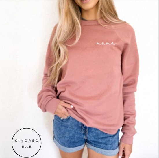 Mama Sweatshirt| Bella Canvas Mauve Mama Sweatshirt| Christmas Gift f…