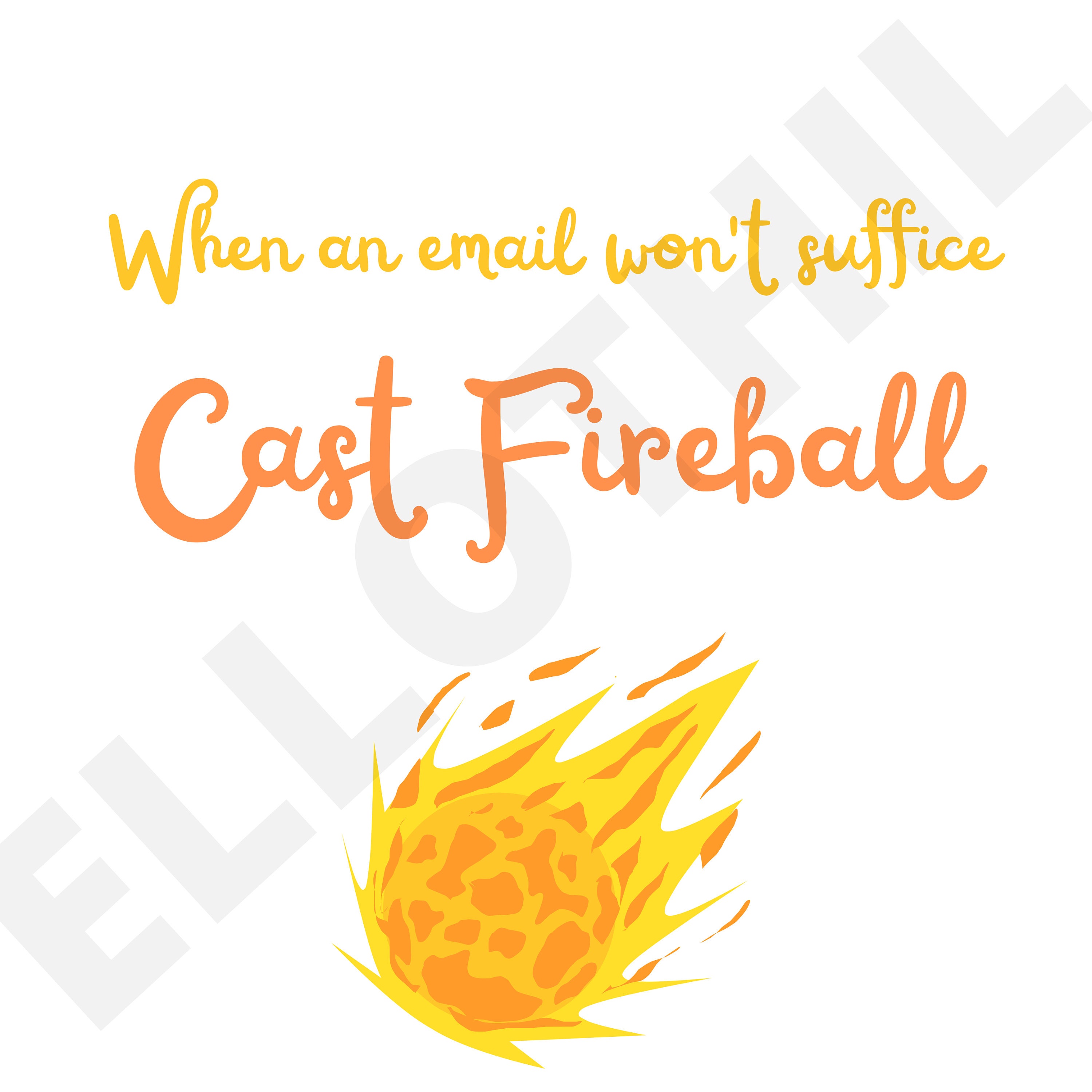 DIGITAL DOWNLOAD Fireball - Etsy