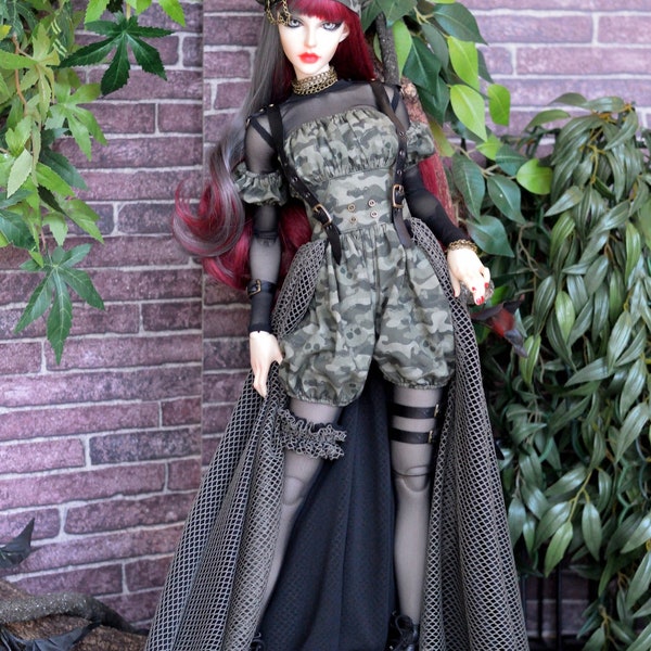 Outfit Anastazia camouflage [BJD SD 1/3 = Feeple65]