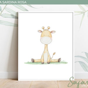 Affiche Bebe Elephant Poster Chambre Enfant Affiche Animaux Etsy