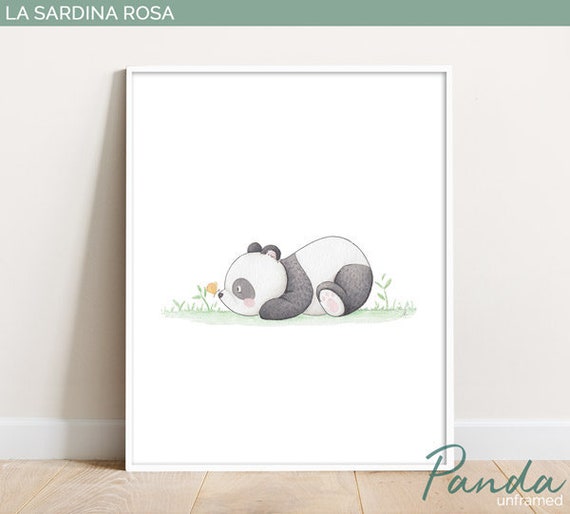 Affiche Panda Deco Chambre Enfant Poster Animaux Tableau Etsy Affiche Panda Deco Chambre Enfant Poster Animaux Tableau Etsy
