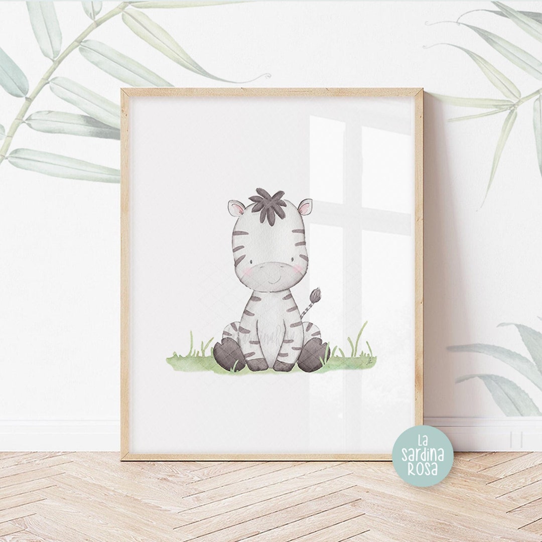 Zebra Print, Nursery Art, Safari Animal Wall Art, Baby Zebra, Safari ...