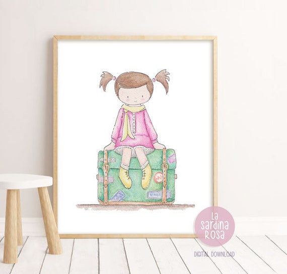 Girls Print Nursery Instant Download Printable Floral Wall Art Kids Bedroom Gender Neutral Girls Print Nursery Instant Download Printable Floral Wall Art Kids Bedroom Gender Neutral