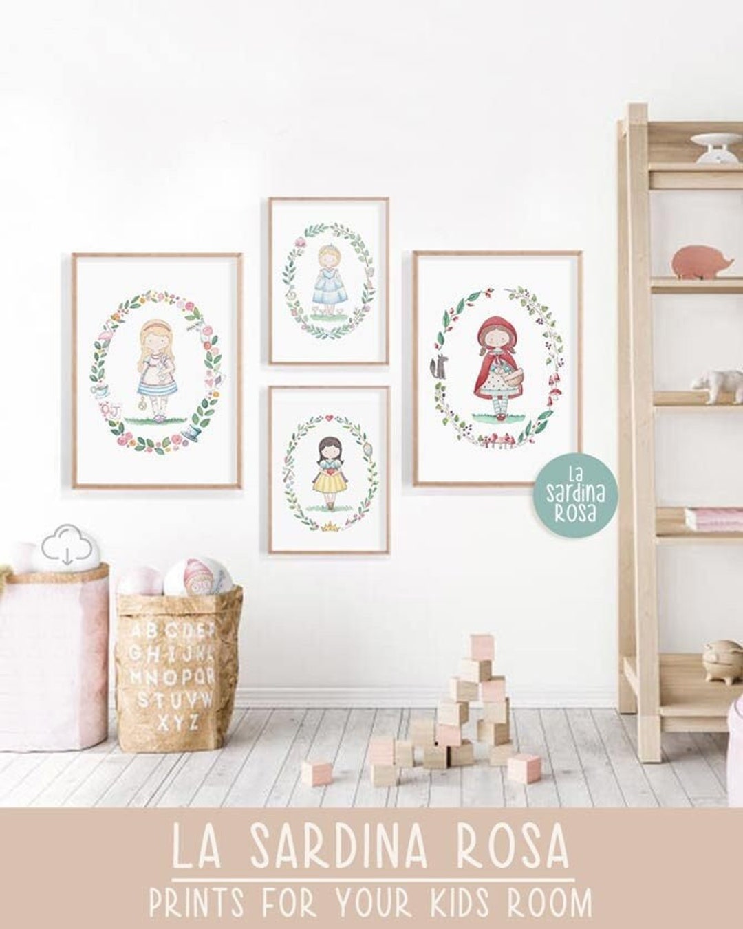 Printable Nursery Wall Art for Girls - Etsy
