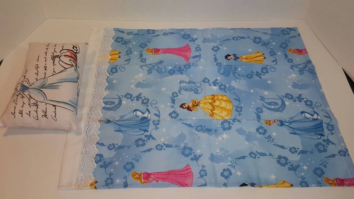 Disney Princess Pillow, Sheet, and Blanket Set American Girl & Friends