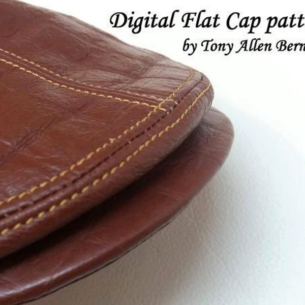 Digital Flat Cap Pattern (with youtube instructional video)