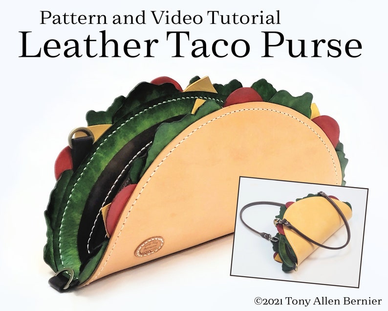 Leather Taco Purse Pattern Etsy