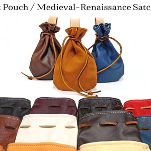 Belt Pouch / Medieval - Renaissance Satchel Belt Bag Coin Purse
