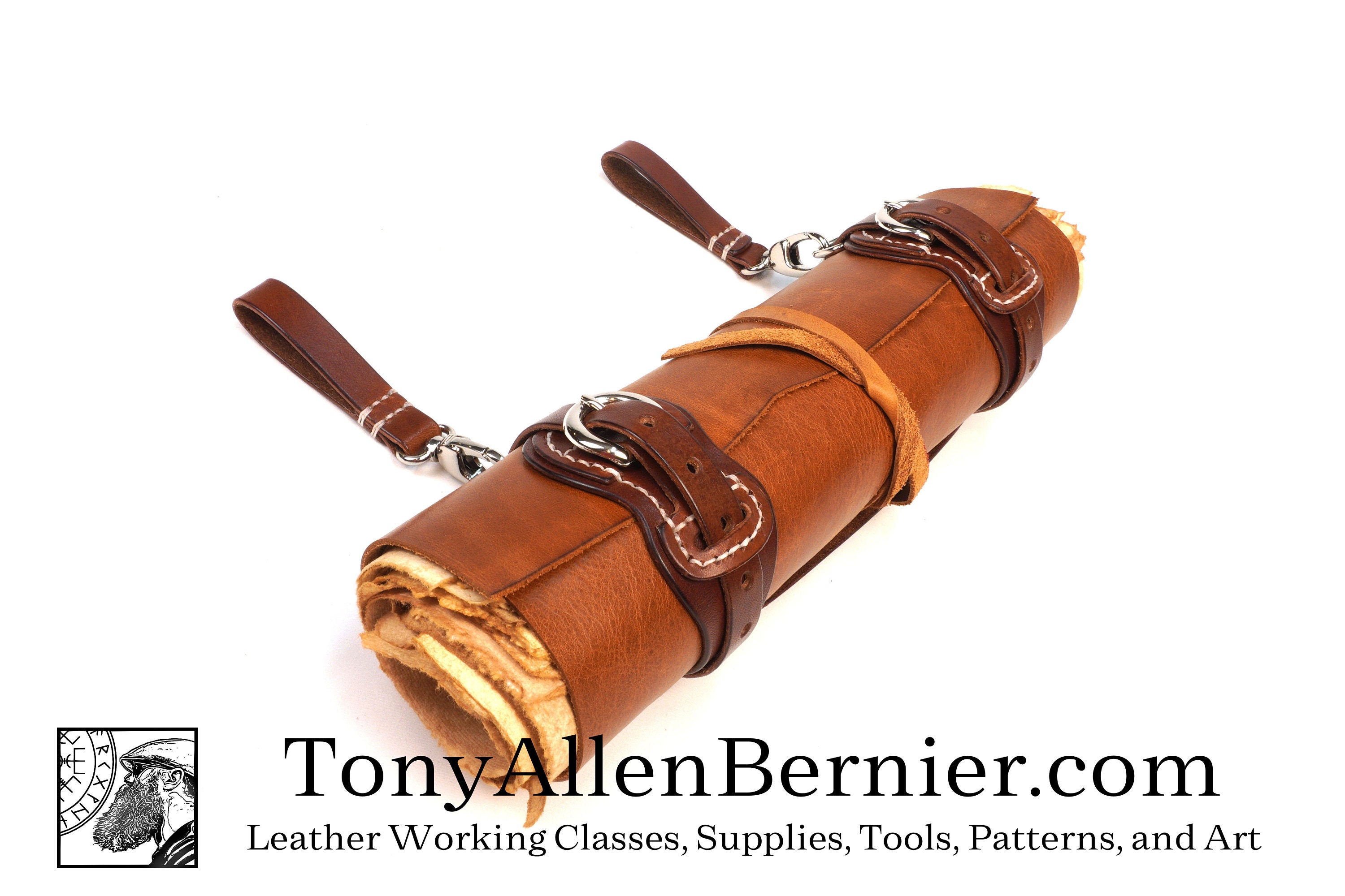 Leather key clip tutorial and free pattern — Tony Allen Bernier