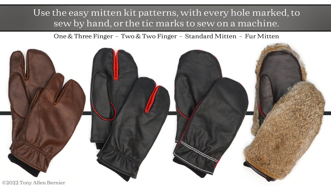 Mitten Patterns and Finger Mitten Patterns. DIY Craft Style Patterns ...