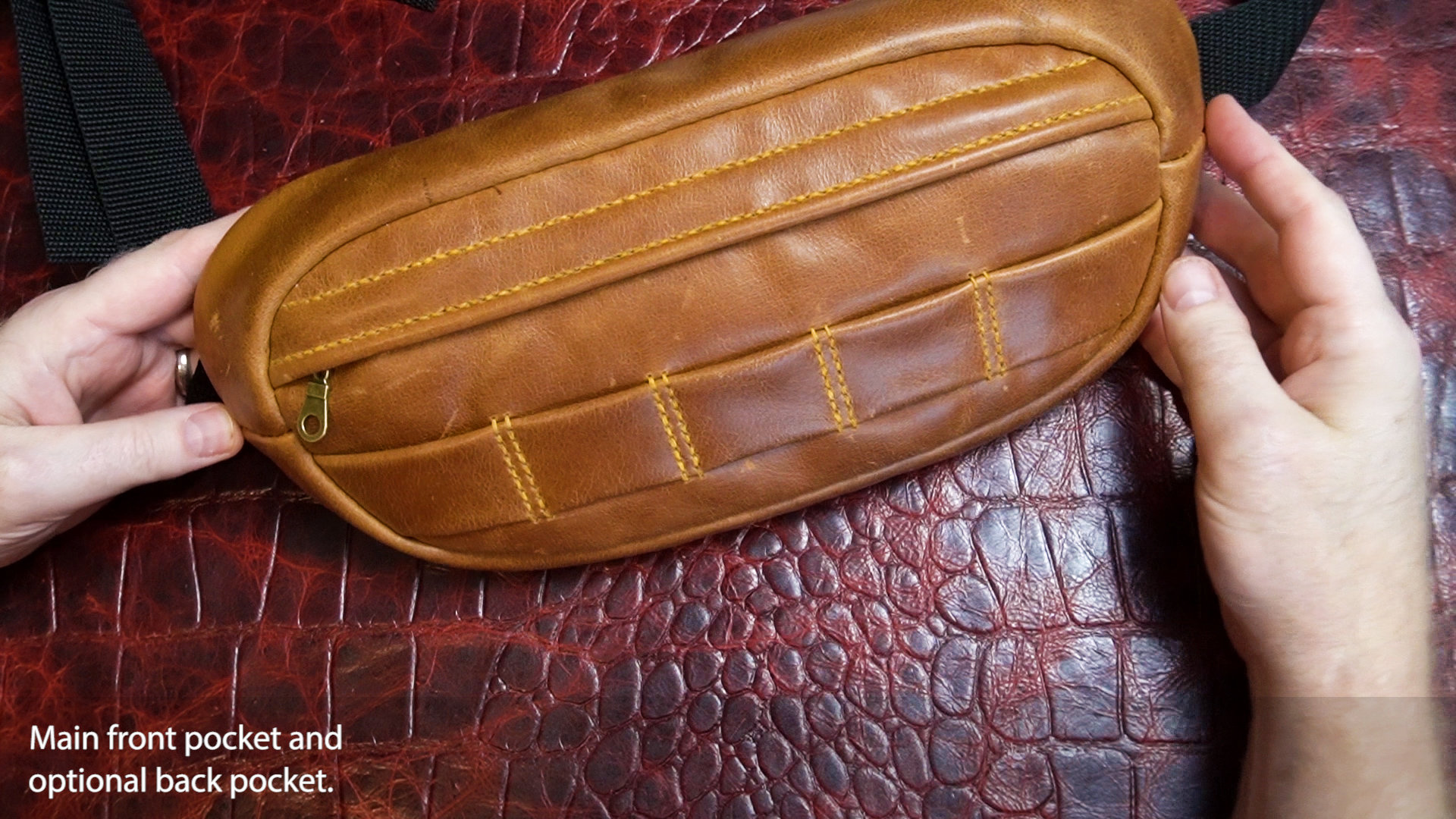 Leather Waist Pack Pattern Shoulder Sling Bag Pattern or Bum Etsy