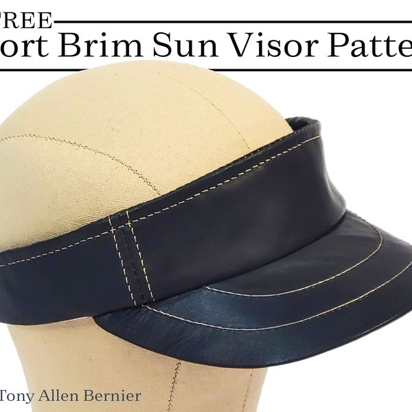 Free Short Brim Sun Visor Pattern