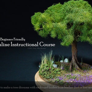 Leather Tree Diorama Instructional Online Video Course.