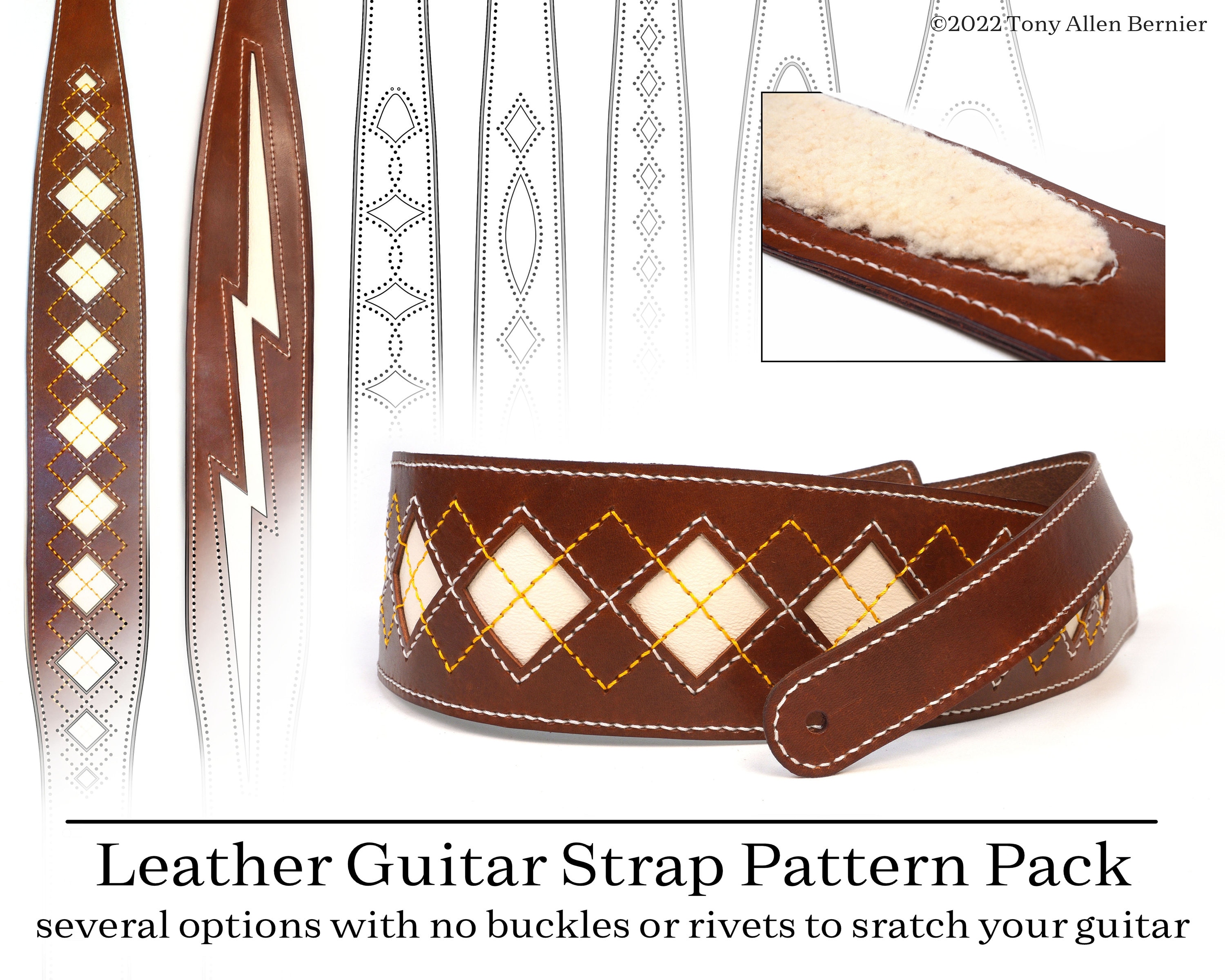 Guitar Strap Patterns -  Canada