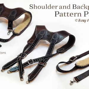 Laptop-messenger Bag Leather Pattern Pack, Includes My Shoulder and ...