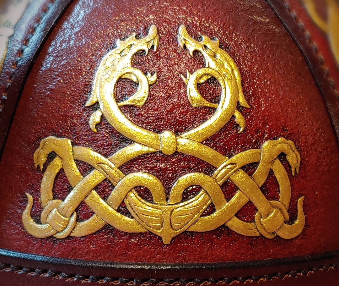 Digital Celtic Dragon Leather Tooling Pattern - Etsy digital-celtic-dragon-leather-tooling-pattern-etsy