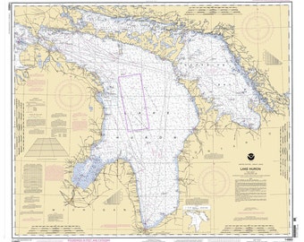 bay saginaw map nautical