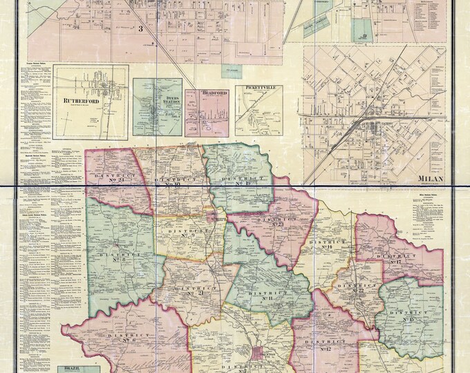Gibson County Tennessee Digital Zip Code Map vrogue.co