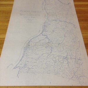 1904 Farm Map of Brooke County WVa