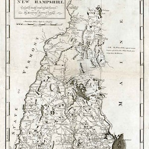 1794 Map of New Hampshire