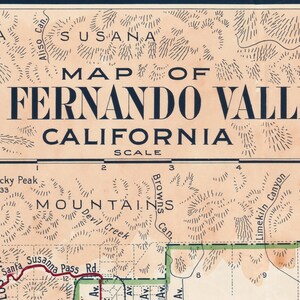 1923 Map of San Fernando Valley - Il 300x300.5175690646 Fi72