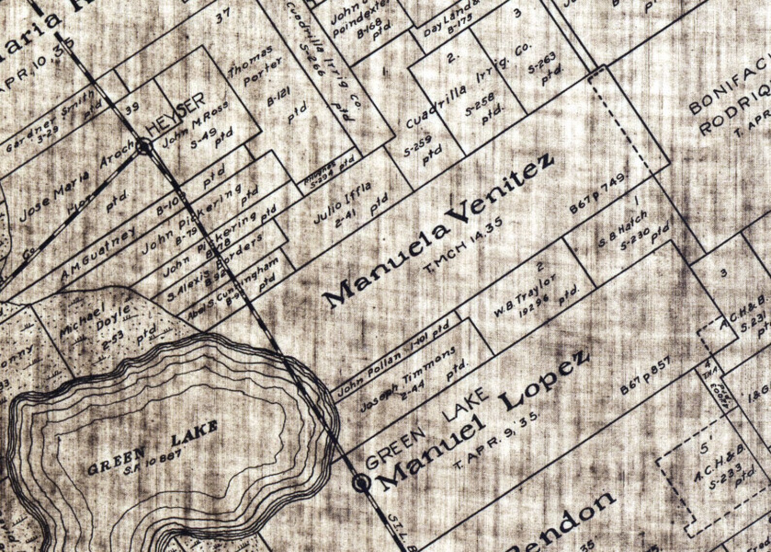 1919 Map of Calhoun County Texas Etsy